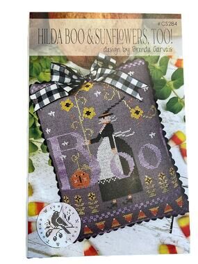 Hilda Boo Sunflower Too With Thy Needle Thread Cross Stitch Chart Brenda Gervais
